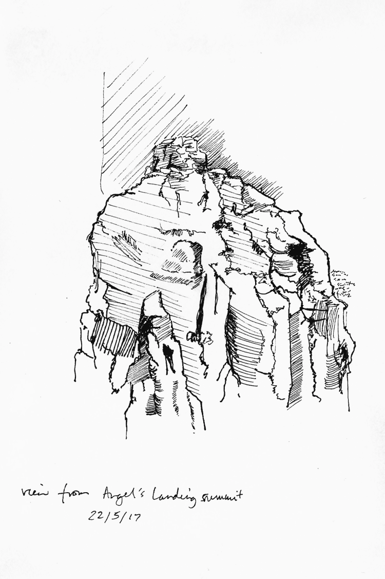 View from Angel's Landing Summit